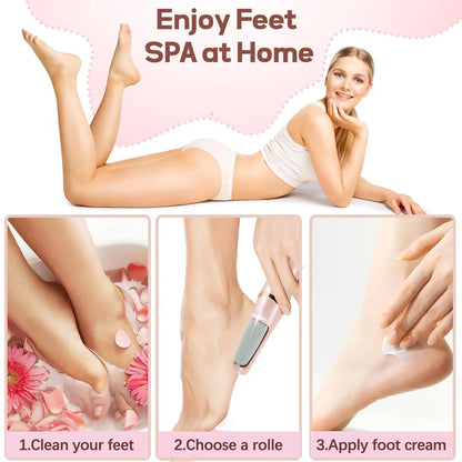 Flawless Pedi Electronic Pedicure Tool (Dead Skin & Callus Remover Perfect Electronic Dry Foot)