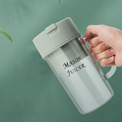 ZipPuree™ 2 In 1 Portable Crusher Juicer With Handle & Straw
