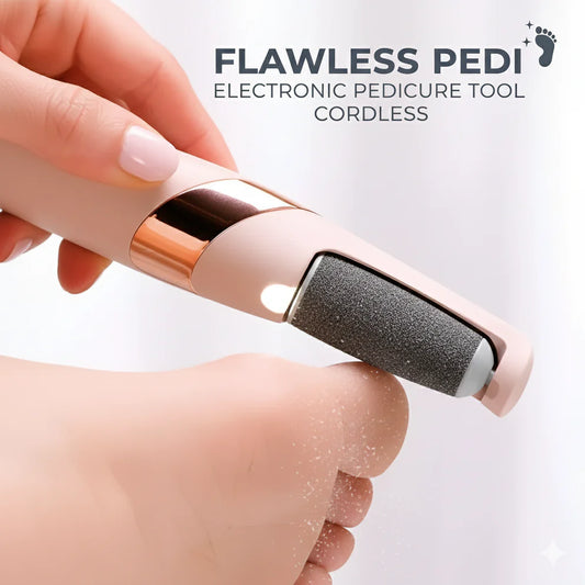 Flawless Pedi Electronic Pedicure Tool (Dead Skin & Callus Remover Perfect Electronic Dry Foot)