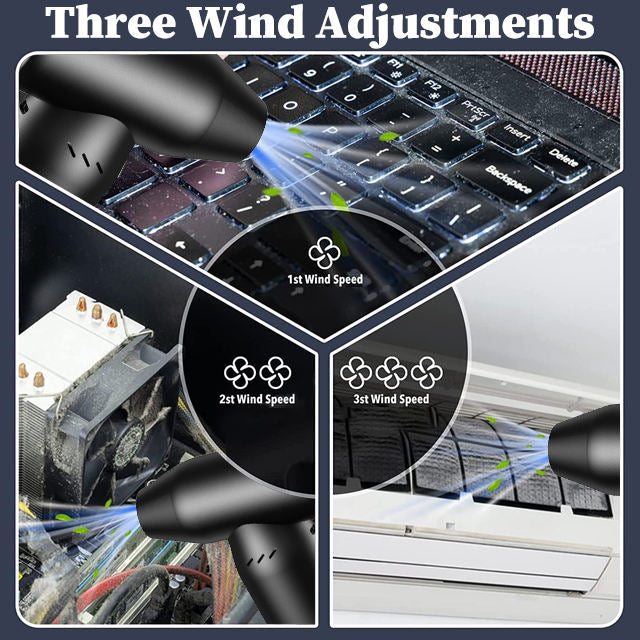 90000RPM Wireless Hand Mini Violence Fan Turbo Jet Blower 4000mah*3 Compressed Cordless Electric air duster